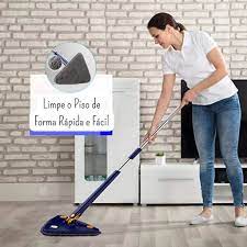 Fregona triangular telescópica, limpieza giratoria de 360°, absorción ajustable para seco y húmedo, adecuada para pisos residenciales y ventanas.