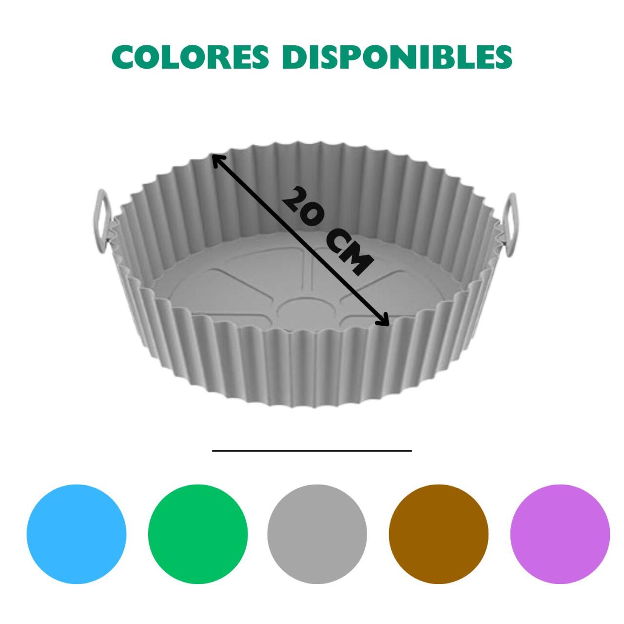 Bandeja silicona de aire colores aleatorios