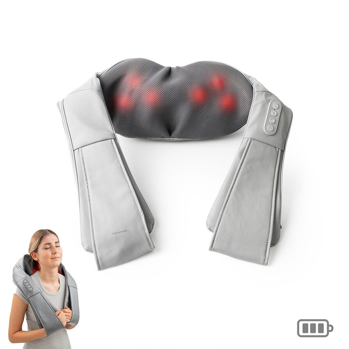 Masajeador Shiatsu Recargable Pro Massatsu
