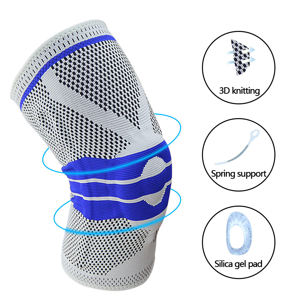 Rodilleras 1pcs tejido 3D con almohadilla
