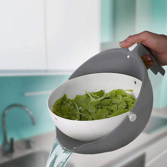 Cuenco Escurridor Colador Multifunción Escurridores para Cocina Colador Con Asa De Agarre