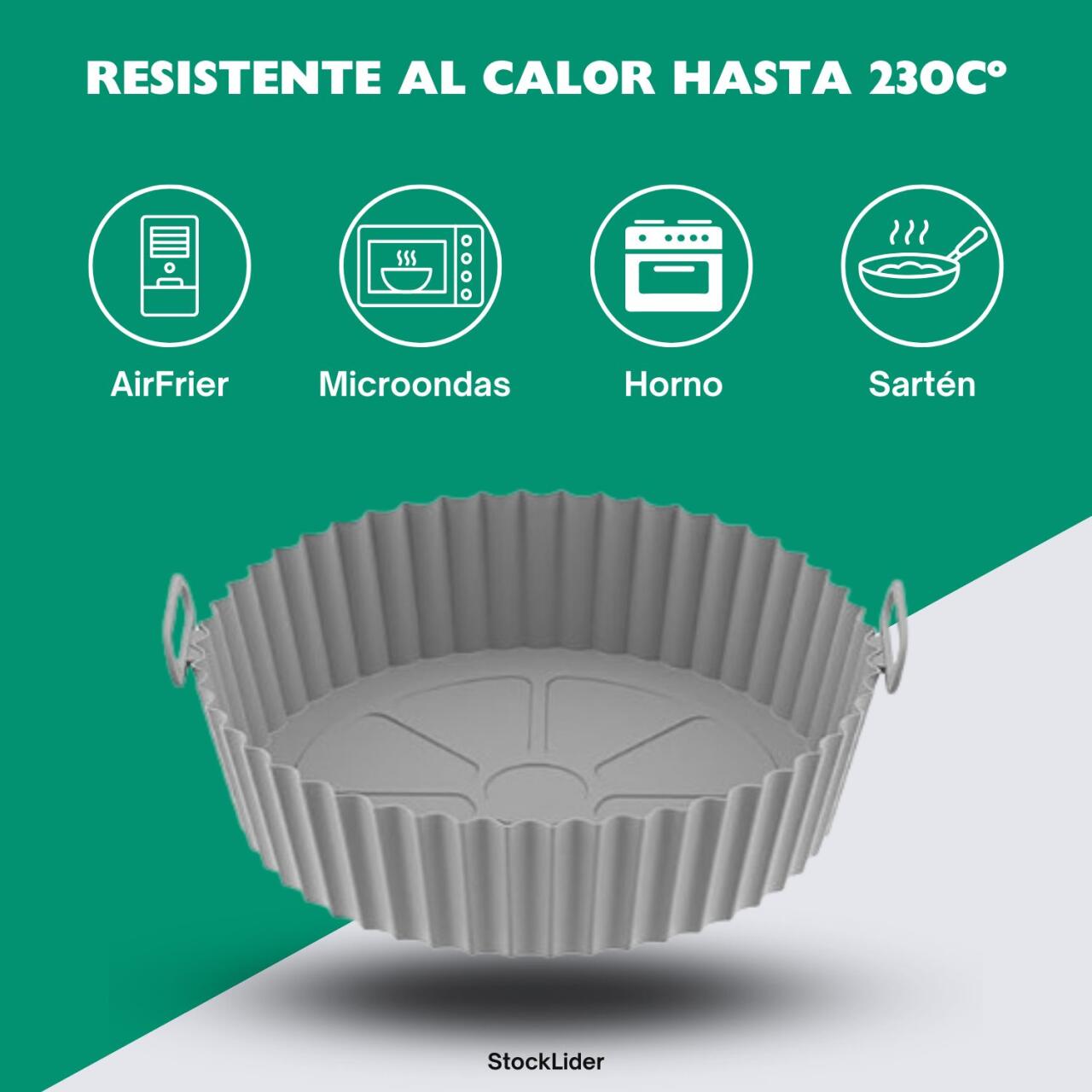 Bandeja silicona de aire colores aleatorios