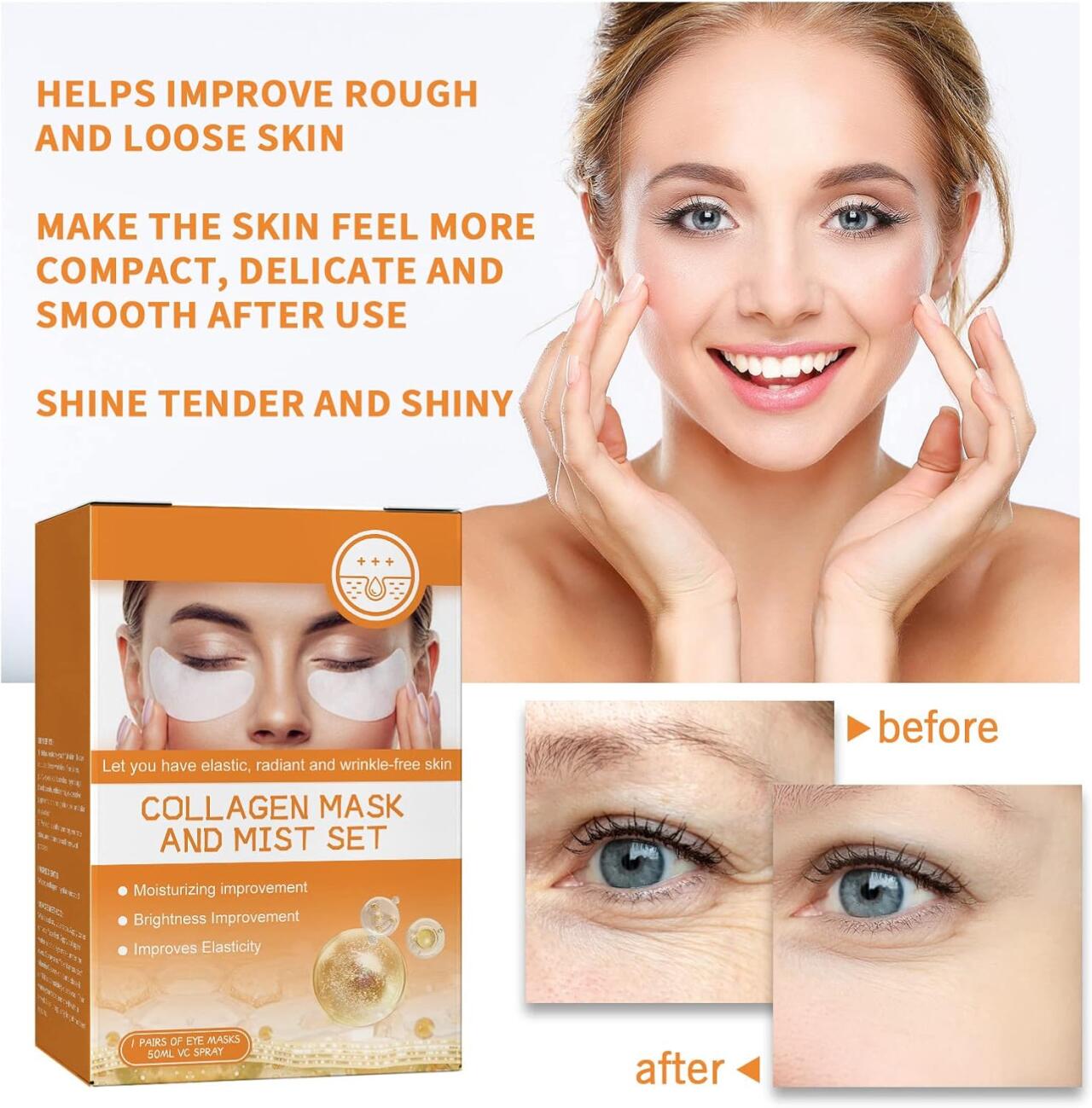 Collagen Película Absorbible Mascarilla Facial KIT